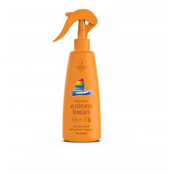 Cosmetic Plant Emulsie pentru accelerarea bronzarii SPF6 200 ml