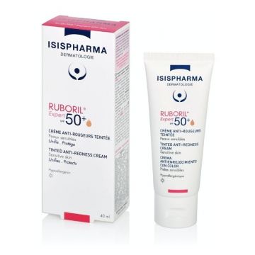 Crema colorata Ruboril 50+ Expert SPF50, 40 ml, IsisPharma