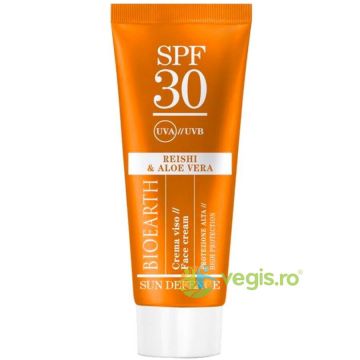 Crema de Fata pentru Protectie Solara SPF30 cu Ganoderma si Aloe Vera 50ml
