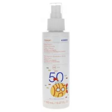 Crema de fata si corp cu protectie SPF50 Yoghurt Kids Comfort, 150ml, Korres
