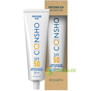 Crema pentru Protectie Solara SPF50 cu Filtre Minerale Consho 100ml