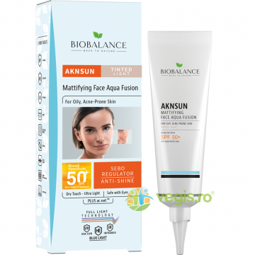 Crema Protectie Solara SPF 50+ Matifianta pentru Ten Acneic si Gras 40ml