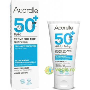 Crema Protectie Solara SPF50 pentru Bebelusi fara Parfum Bio 50ml