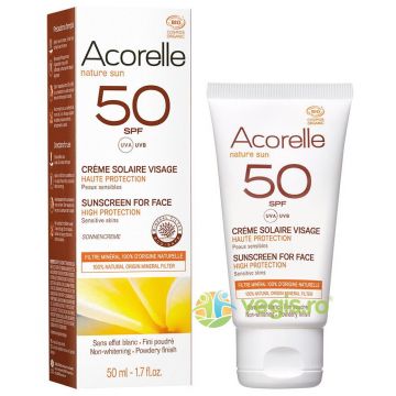 Crema Protectie Solara SPF50 pentru Fata 50ml
