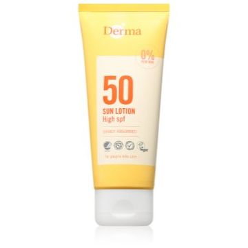 Derma Sun Lotion loțiune pentru plaja SPF 50
