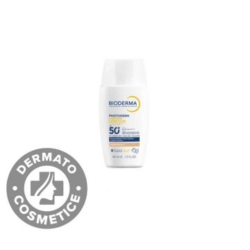 Crema colorata SPF50+ XDefense Ultra-Fluid Fototip 2 pentru protectie UV completa, 40ml, Bioderma