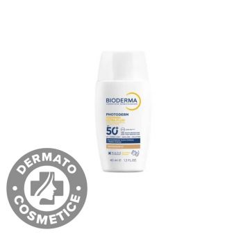Crema colorata SPF50+ XDefense Ultra-Fluid Fototip 3 pentru protectie UV completa, 40ml, Bioderma