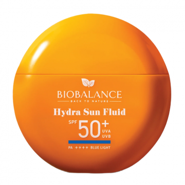 Fluid protectie solara cu SPF50+ Hydra Sun Blue Light, 40 ml, Bio Balance