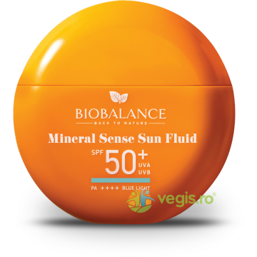 Fluid Protectie Solara SPF50+ UVA si UVB, PA++++ Blue Light Mineral Sense 40ml