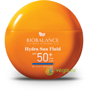 Fluid Protectie Solara SPF50+ UVA + UVB, PA++++ Blue Light Hydra Sun 40ml
