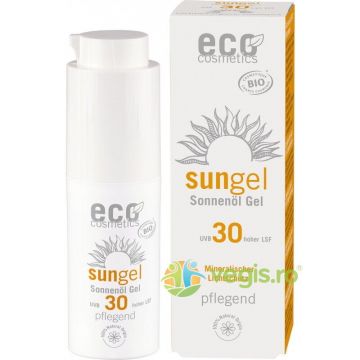 Gel Facial Transparent SPF30 cu Protectie Solara Inalta Bio 30ml