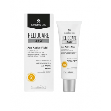 Heliocare 360 Age Active Fluid pentru fata SPF50 50 ml