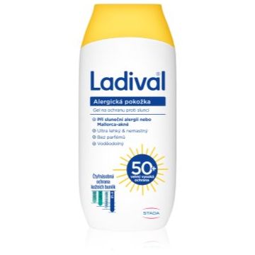 Ladival Allergic Skin Lotiune protectie gel crema impotriva alergie la soare SPF 50+