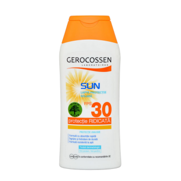 Lapte hidratant cu protectie solara SPF 30 Sun, 200 ml, Gerocossen