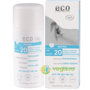 Lotiune Fluida de Protectie Solara SPF 20 fara Parfum Bio 100ml