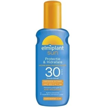 Lotiune spray cu protectie solara SPF30 Sun, 200ml, Elmiplant