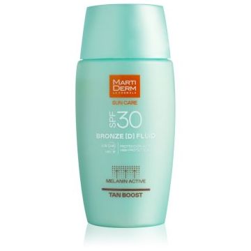 MartiDerm Sun Care Bronze D Fluid fluid pentru fata cu protectie solara mentinerea bronzului