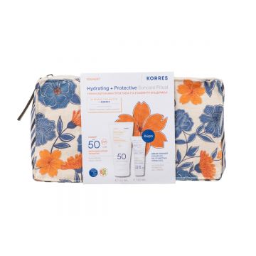 Pachet Yogurt Sun Crema de fata cu SPF50 50ml + Crema pentru ten 20ml, Korres
