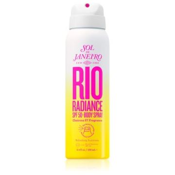 Sol de Janeiro Rio Radiance SPF 50 Spray revigorant pentru hidratare protectia pielii