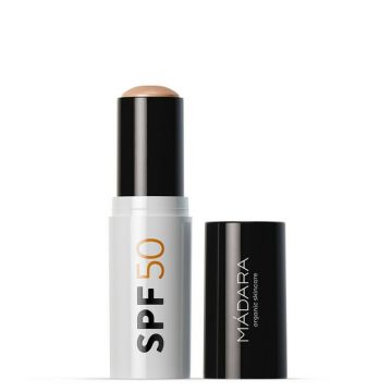 SPF 50 PRO-ACTIVE STICK de protectie solara minerala, 12g, Madara