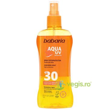 Spray Bifazic Fotoprotector SPF30 Accelerator Bronzare Aqua UV 200ml
