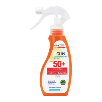 Spray cu protectie solara SPF 50+ Sun, 200 ml, Gerocossen