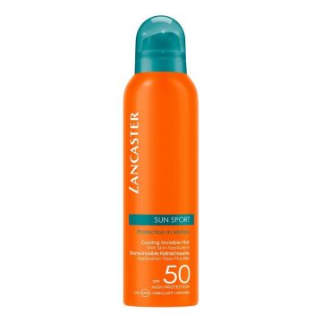 Spray de corp cu protectie solara SPF50 Sun Sport Invisible Mist - Lancaster 200ml