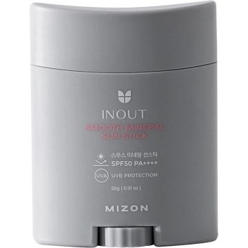 Stick pentru fata si corp hidratant Inout Smooth Mineral Sun Stick SPF50 PA++++ MIZON, 26 gr