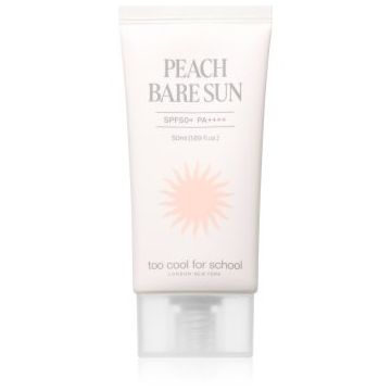 Too Cool For School Peach Bare Sun crema de soare pentru fata SPF 50+