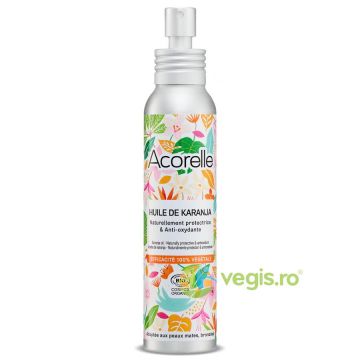 Ulei de Karanja pentru Corp Impotriva Imbatranirii Pielii Expuse la Soare Bio 100ml