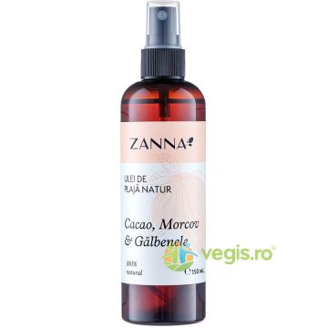 Ulei de Plaja Natur cu Cacao, Morcov si Galbenele 150ml
