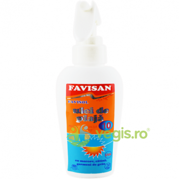Ulei de Plaja SPF10 cu Ulei de Morcov si Catina 125ml