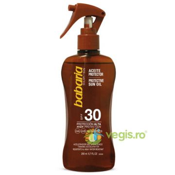 Ulei Protectie Solara si Accelerator Bronzare Tip Spray SPF30 cu Cocos 200ml