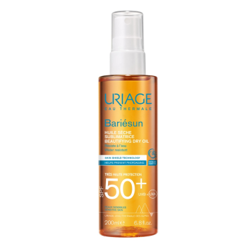 Ulei uscat cu protectie solara SPF50+ Bariesun, 200 ml, Uriage