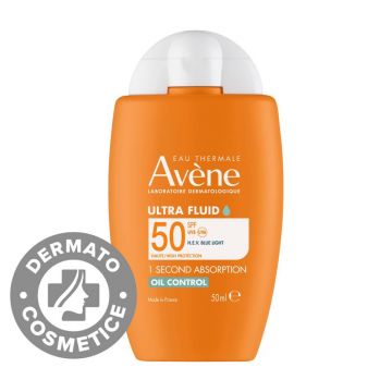 Ultra-Fluid cu protectie solara SPF 50+ Oil Control, 50ml, Avene
