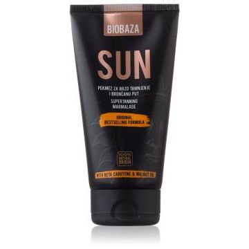BIOBAZA Sun cremă pentru plaja pentru intensificarea bronzului