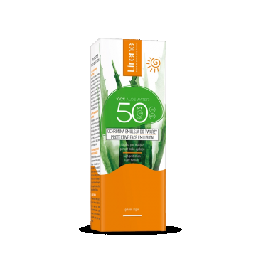 Emulsie cu Aloe Vera pentru protectia solara SPF50, 50ml, Lirene