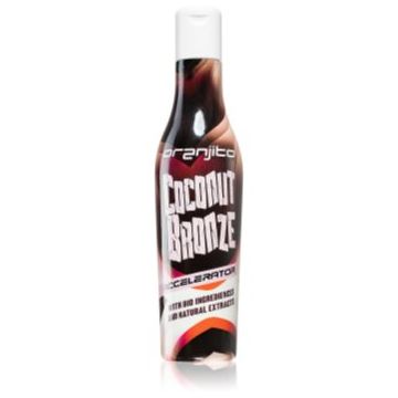 Oranjito Coconut Bronze Accelerator loțiune pentru bronzat la solar, cu componente bio și accelerator de bronzare