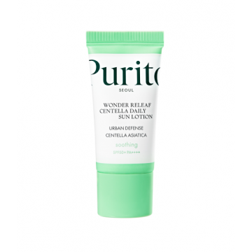 Purito Wonder Releaf Centella Daily Sun Lotion mini SPF 50+ PA++++ Crema de fata vegana 15 ml