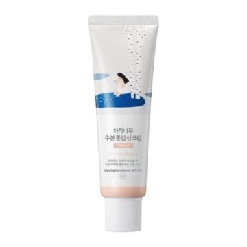 Round Lab - Birch Moisture Tone-Up Sunscreen – Cremă de protecție solară cu efect de uniformizare a nuanței