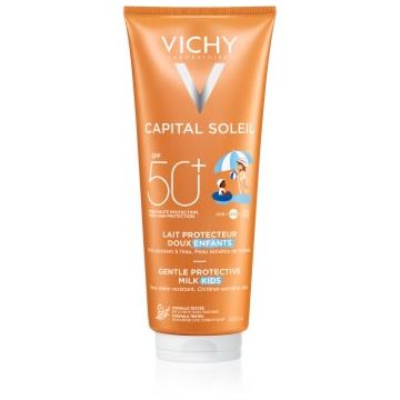 Vichy Capital Soleil Gentle Milk Lapte de protecție pentru copii pentru fata si corp SPF 50